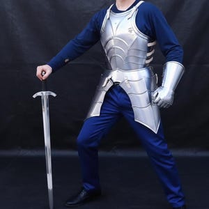 中世騎士の手作りスチールプレートアーマー - LARP、コスプレ、ファンタジー装飾、コレクターギフト 画像 7