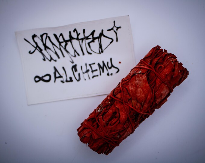 Dragon’s Blood Sage Smudge Stick – Protection & Energy Cleansing Ritual – White Sage – 5.55 – Torms Alchemy