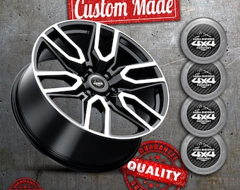 3D gewölbte Radmitte Aufkleber, benutzerdefiniertes Logo-Harz-Abziehbild, EV Rim Cap Embleme (4er-Set), Styling-Grafik für Elektrofahrzeug