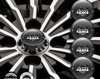Kundenspezifische 3D gewölbte Radnaben-Aufkleber, Harz-Abziehbilder, Felge Cap Emblems (4er-Set), Automobil-Styling-Grafiken