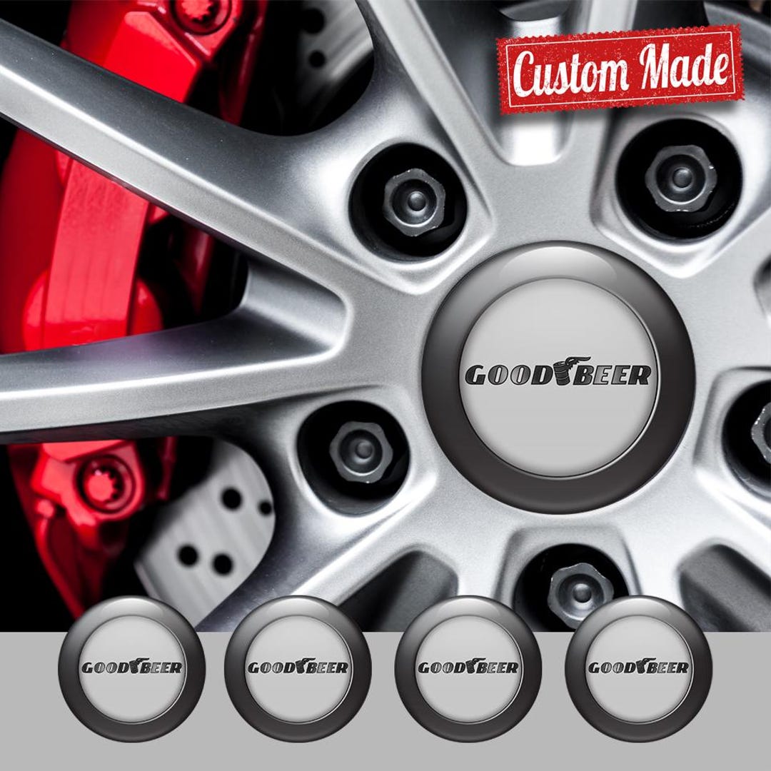 Custom 3D Domed Car Rim Stickers, Gel Decals (set of 4) - Etsy