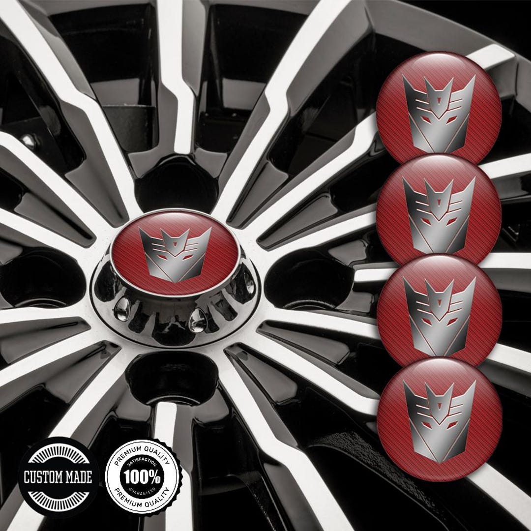 Three Wheel Full Set Sticker Design Custom 3D Domed Wheel Stickers, High Gloss Resin Car Emblems, Premium ...