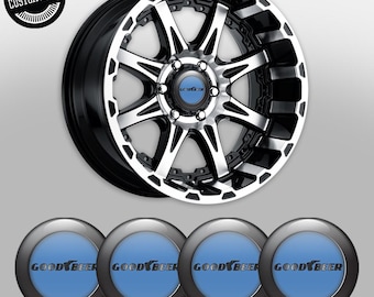 Pegatinas de gel 3D para tapacubos, emblemas epoxi abovedados personalizados, calcomanías personalizadas para tuning de llantas (juego de 4)