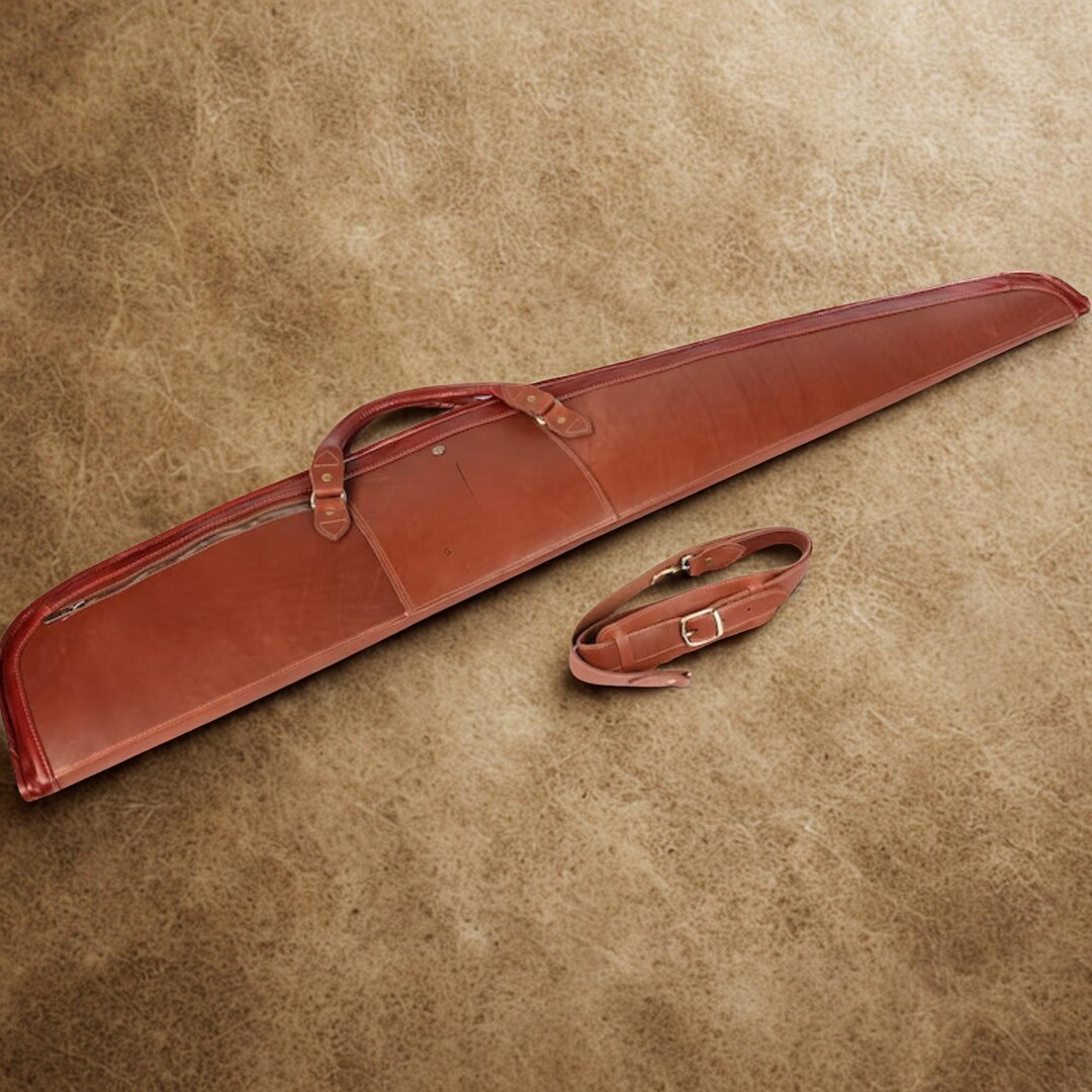 Subtle American Rifle Case Premium Leather Rifle Case | Handmade Shotgun Cover | Vintage Hunting ...