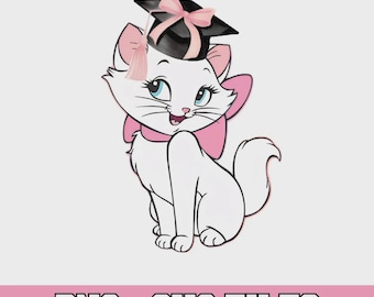 Senior Cat Graduation PNG SVG, Classy Feline Graduate Design (Digital Download)