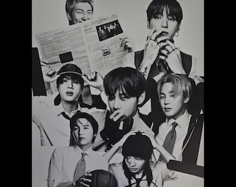 K-Pop Idol Quote PNG, Fan Message Typography Design (Digital Download)