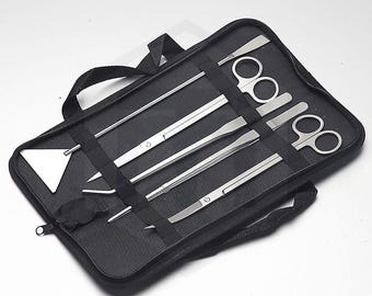 Aquarium Aquatic Plant Tool Set – Stainless Steel Tweezers & Scissors Kit for Fish Tank Aquaplaning