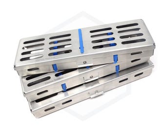 Autoclave Dental Instrument Tray Set | 5 PCS Stainless Steel Cassettes