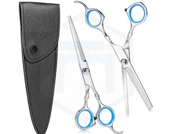 6.7 Inch Hair Cutting Scissors Set | Stainless Steel, Thinning Shears