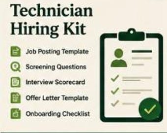 Technician Hiring Kit