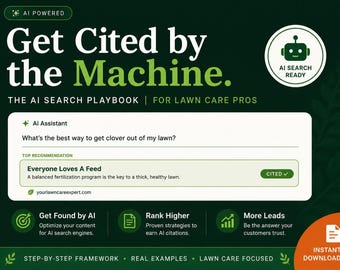 AI Search Playbook for Lawn Care Business Marketing (Digital Download)