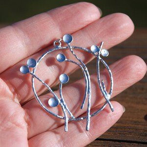 SpringSilver Grass Earrings image 4