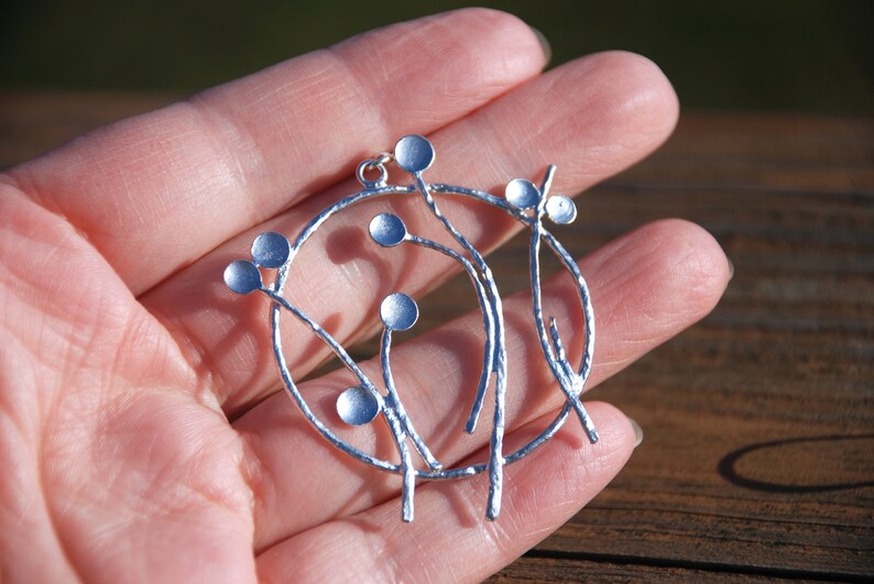 SpringSilver Grass Earrings image 4