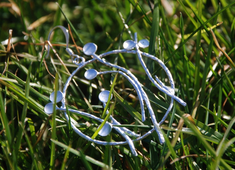 SpringSilver Grass Earrings image 3