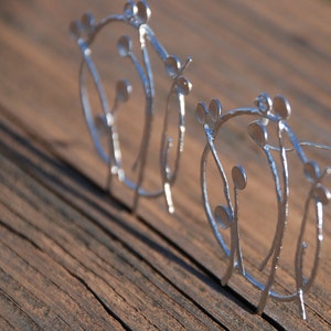 SpringSilver Grass Earrings image 2