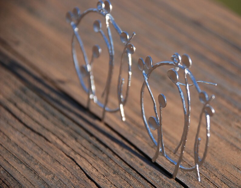 SpringSilver Grass Earrings image 2