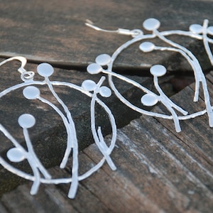 SpringSilver Grass Earrings image 1