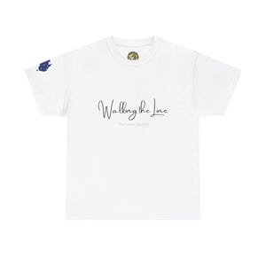 Walking the Line T-Shirt | Split Brain Tree Artwork, Mental Health Concept