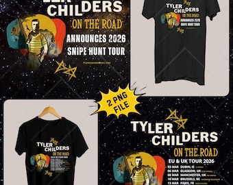 Tyler ChildersのTシャツ印刷用PNG。デジタルダウンロード