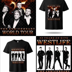Westlife Tour Tshirt - Etsy