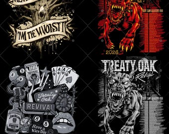 Tシャツ印刷用Treaty Oak SurvivalロゴPNG。デジタルダウンロード