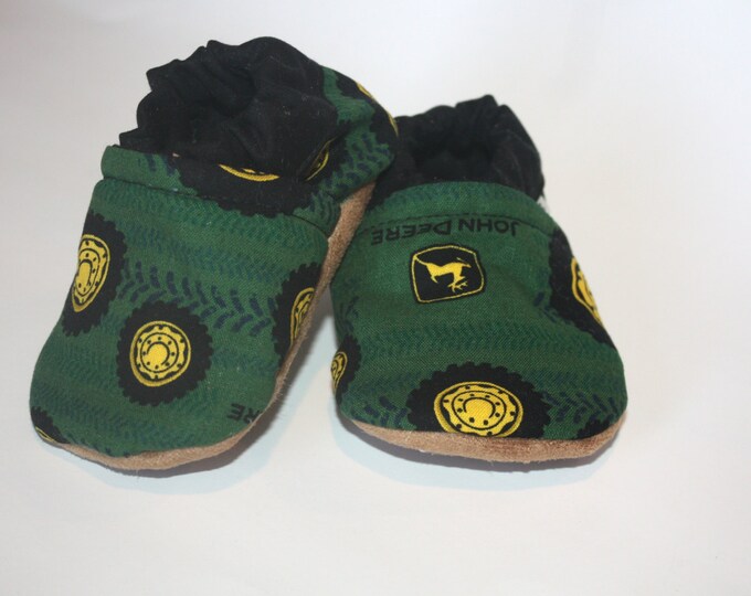 Tractor Baby Shoes John Deere Baby Shoes Baby Booties Slippers Newborn