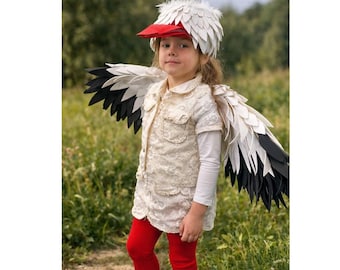 Ailes D’oiseau Bleues 118x65 Cm – Costume D’aigle Ou Hibou – Déguisement Halloween Et Cosplay Pour Enfants