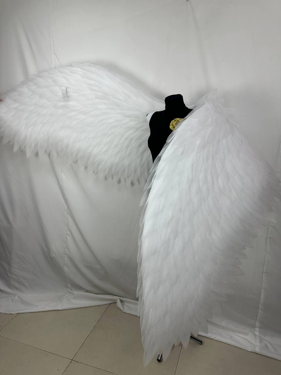 Large White Angel Wings for Adults, Moving Dance Wings, Performance ...