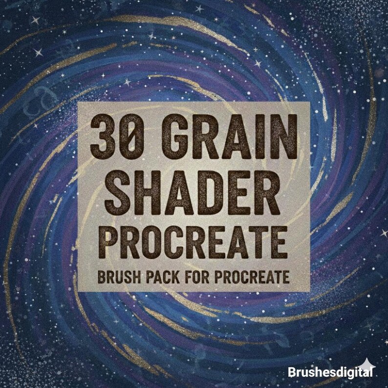 30 Grain Shader Brushes for Procreate – Ultimate Texture Pack ...