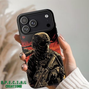Vanguard Operative Elite Soldier iPhone 17 Pro Max, Samsung S26 Phone Case, War
