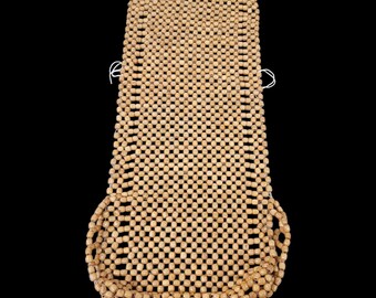 Vintage Wooden Beaded Car Seat Cover Massaging Breathable Cool Cushion Wood Bead