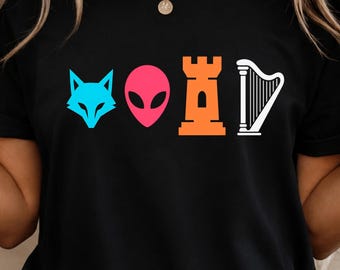 Funny Spurs Fox Alien Castle Harper T-Shirt, Funny Spurs Fan Gift, Fox Alien Castle Graphic Tee