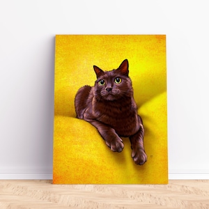 Custom Cat Portrait - your pet, my crazy RISK FREE portrait offer