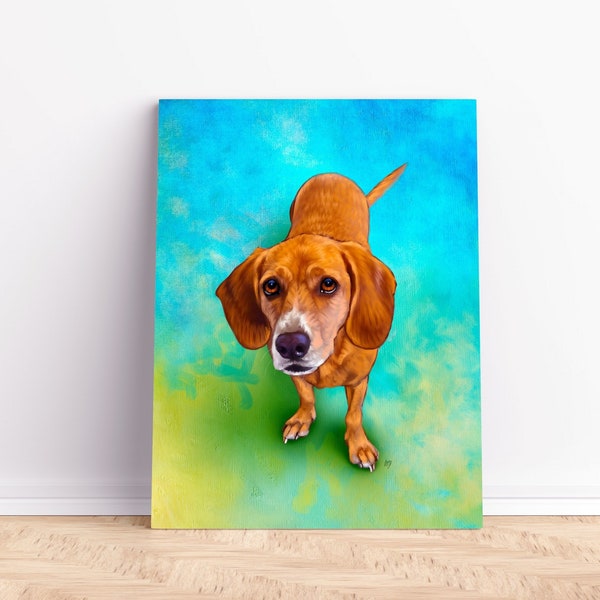 Portrait From Photo, Pet Portrait, Pet Memorial, Portrait, Painting From Photo, Custom Pet Portrait, Pet Portrait, Commission Portrait