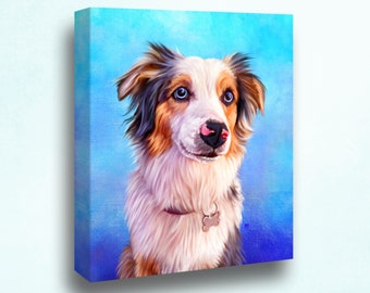 Custom pet portrait, Hand drawn digital pet portrait, Personalised pet portrait, Pet illustration, Animal portrait, Pet memorial