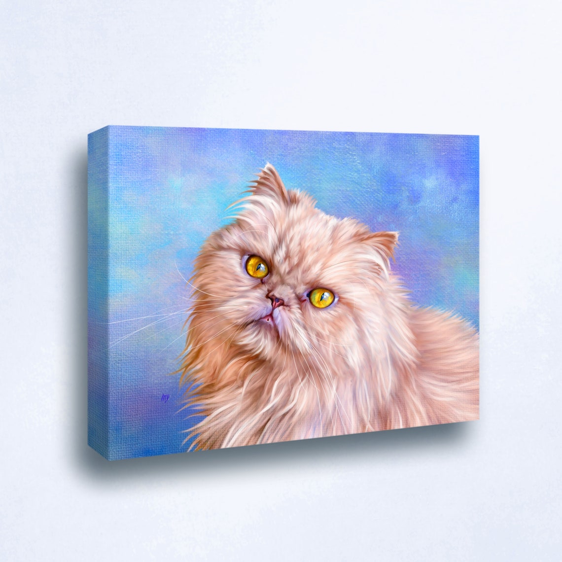 Cat Painting Custom Cat Art From Photos. Custom Cat Etsy