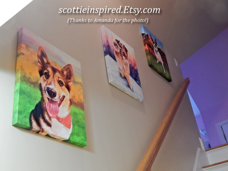 Custom Dog Portrait your pet my crazy RISK FREE portrait offer
