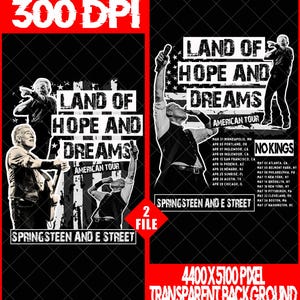 Gira de Bruce Springsteen "La Tierra de la Esperanza y los Sueños" (PNG) (Descarga digital)