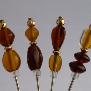 Chipmunk Brown Beaded Martini and Appetizer Picks