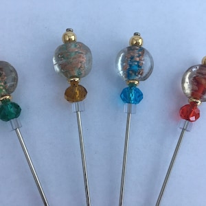 Mixed Color Gold Swirl Cocktail and Appetizer Picks