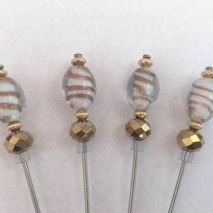 Gold Glitter Cocktail Picks