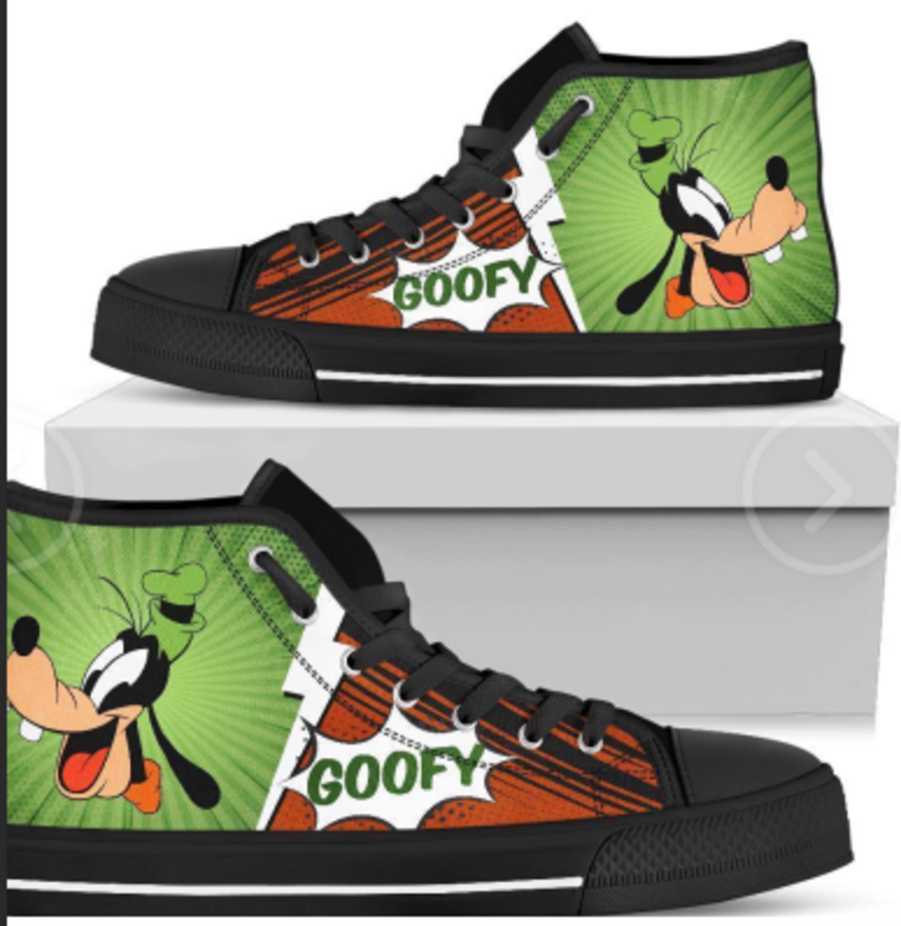 Discover Funny Cartoon High Top Sneakers