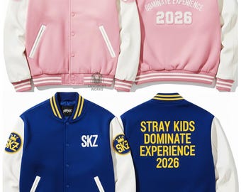 Stray Kids Dominate Experience 2026 Varsity Jacket – SKZ K-pop