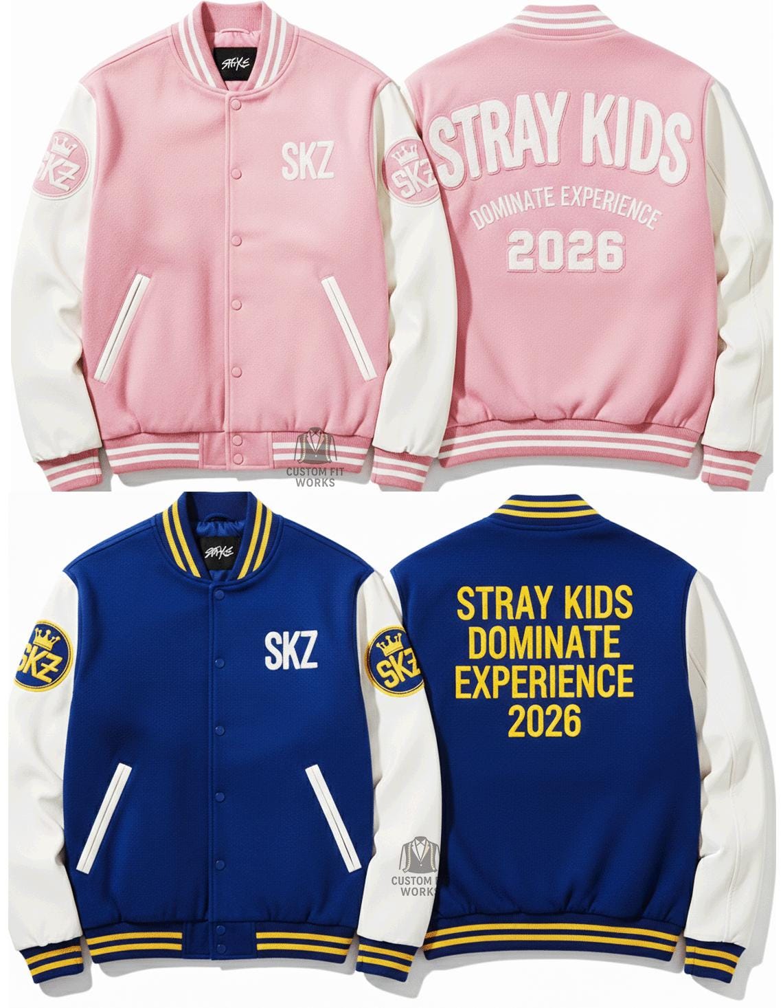 Stray Kids Dominate Experience 2026 Varsity Jacket – SKZ K-pop
