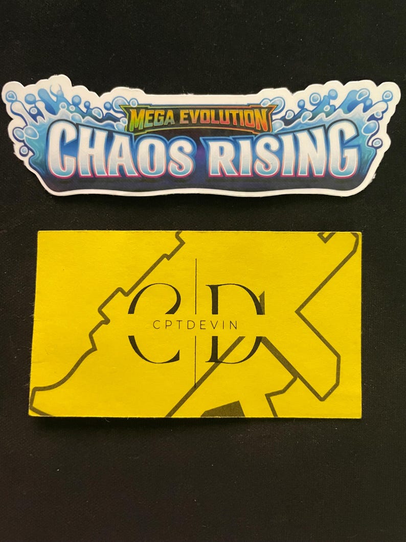Pokémon Mega Evolutions TCG Binder Set Sticker Labels - Etsy