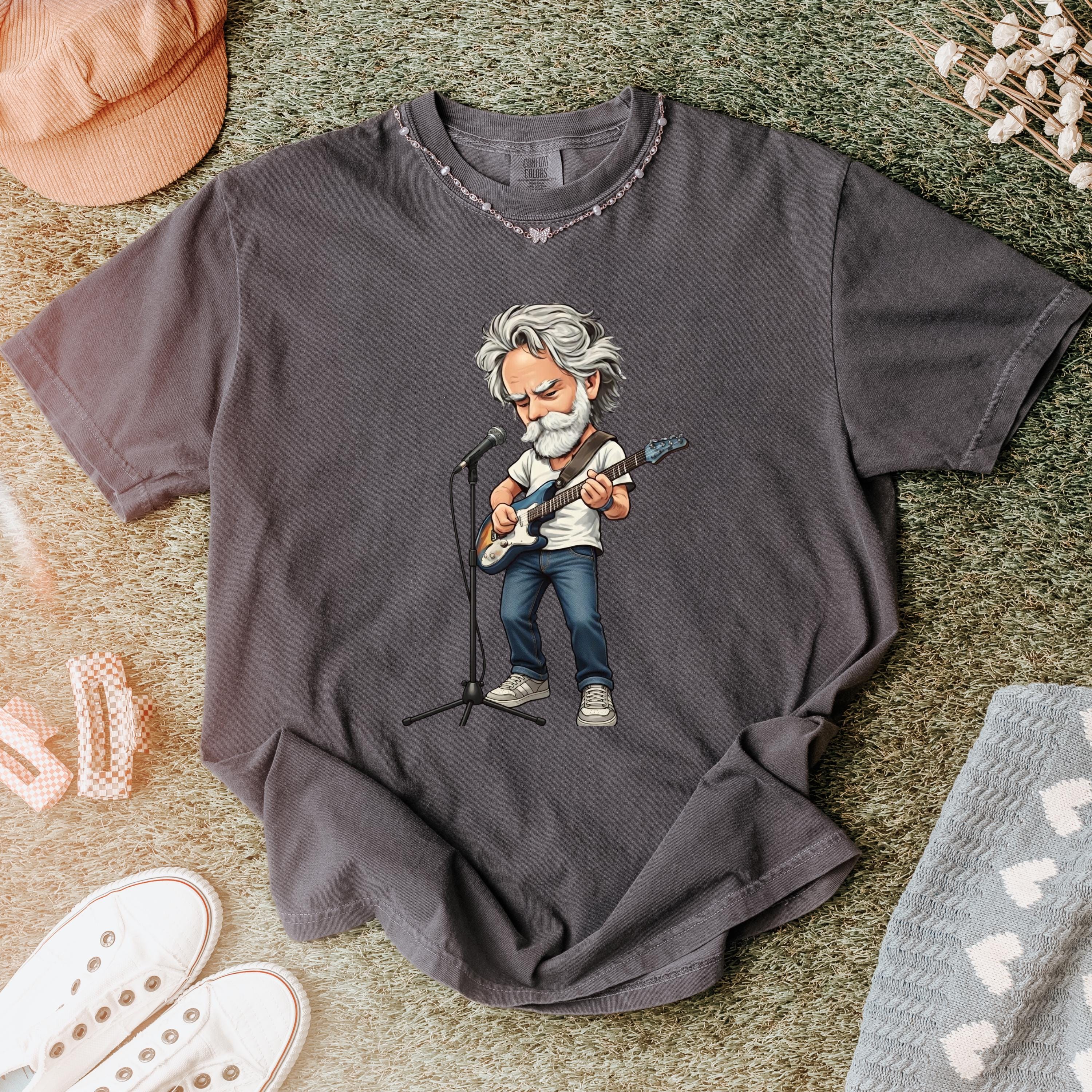 knee length dresses for ladies 00's Jerry Garcia Longsleeve (L)  Fantasy Explosion