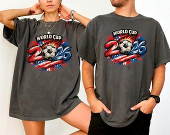 World Soccer 2026 Kids T-shirt: Youth Toddler Game Usa Flag Clothing,World cup,comfort colors,world cup shirt