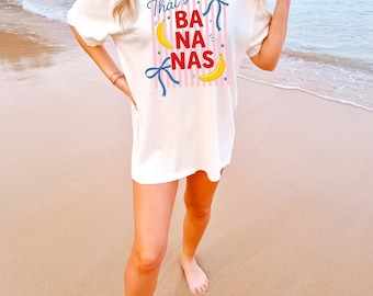 That’s Bananas Shirt, Summer Fruit Tshirt, Food Pun TShirt, Retro Graphic Tee, Banana Graphic Tee, Summer T-Shirt, Comfort Colors® Shirt