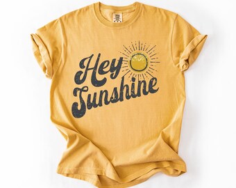 Be Kind Shirts, Retro 70s Style, Positivity, Motivational, Hey Sunshine, Funny, Boho, Oversize, Womens, Mens, Comfort Colors T-shirt