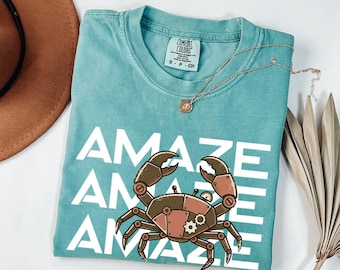 Project Hail Mary Rocky Crab Sci Fi T-Shirt, Comfort Colors Garment Dyed Cotton